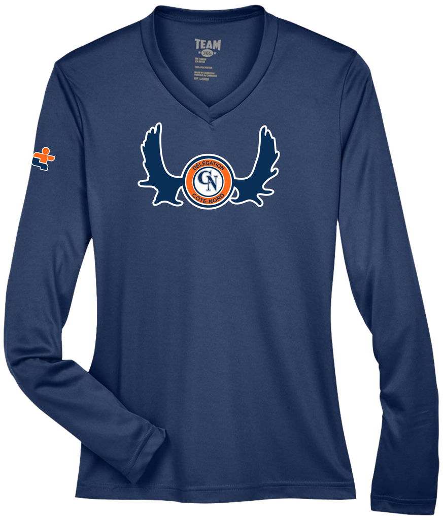 JDQ CÔTE-NORD - TT11WL T-shirt m.l. Zone Performance femme - SE. S15573 (AV) - SE. S15572 (MG)